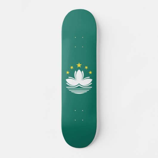 Macau-vlag Skateboard (Voorkant)