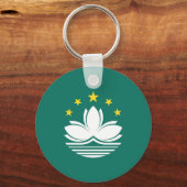 Macau-vlag Sleutelhanger (Voorkant)