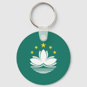 Macau-vlag Sleutelhanger (Achterkant)