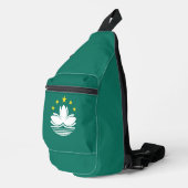 Macau-vlag Sling Bag (Rechterhoek)