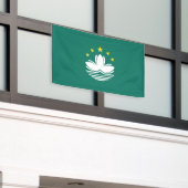 Macau-vlag Spandoek (Buitenkant Gebouw)