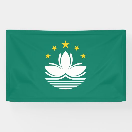 Macau-vlag Spandoek (Horizontaal)