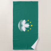 Macau-vlag Strandlaken (Voorkant)