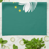 Macau-vlag Theedoek (Gevouwen)