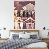 macavelius' "SO DOPE" exclusieve afdekplaat Canvas (Insitu (Slaapkamer))