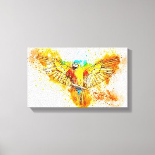 Macaw Canvas Afdruk (Voorkant)