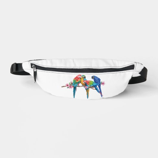 Macaw Colorful Birds Fanny Pack (Recto)