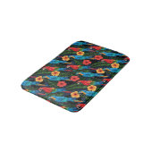 Macaw en Hibiscus Pattern Badmat (Gekanteld)