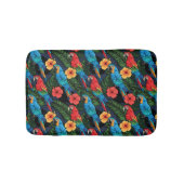Macaw en Hibiscus Pattern Badmat (Voorkant)