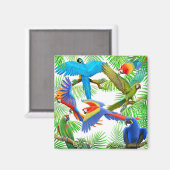 Macaw Jungle Magnet (Recto/Verso)