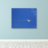 Macaw Kite Canvas Afdruk (Insitu (Houten vloer))