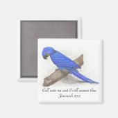 Macaw Magnet Magneet (Voorkant / Achterkant)