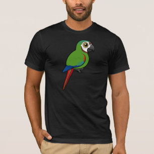 Macaw, met de kastanjevoorkant t-shirt