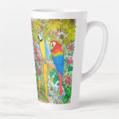 Macaw papegaaien in het Oerwoud Latte Mok (Rechts)