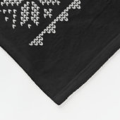 Macaw Parrot Christmas Lights Ugly Sweater Funny B Fleece Deken (Hoek)