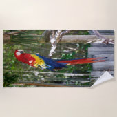  Macaw Parrot Island Strandlaken (Voorkant)