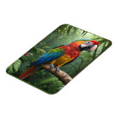 Macaw Parrot Magneet (Linkerzijde)