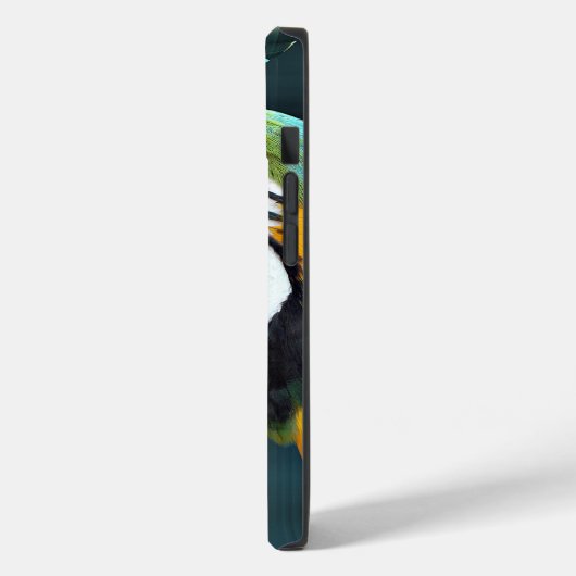 Macaw Parrot met bubbels Case-Mate iPhone Case (Achterkant / Links)