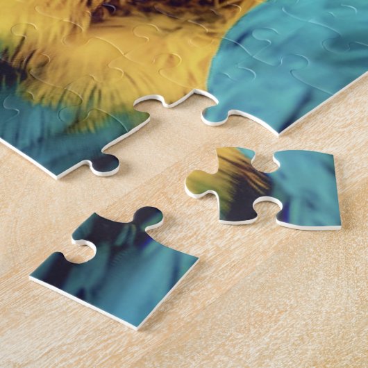 Macaw Parrot Oiseau Animal puzzle puzzle (Côté)