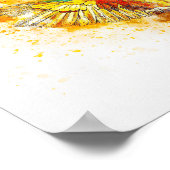 Macaw parrot poster (Hoek)