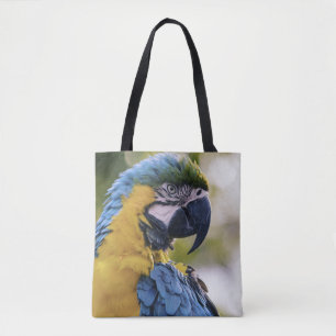 Macaw Parrot Profiel Portret Foto Draagtas