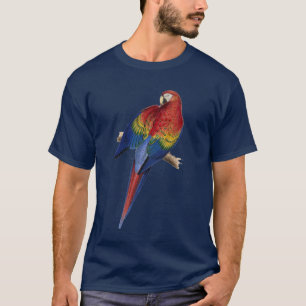 Macaw Parrot, rode, blauwe, groene vogel T-shirt