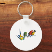 Macaw Parrot Sleutelhanger (Voorkant)