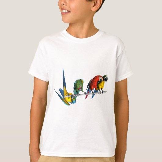 Macaw Parrot T-shirt (Voorkant)