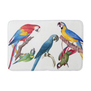Macaw Parrot Vogels Dier Wildlife Bath Mat