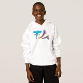 Macaw Parrots Kinder Geboste Sweatshirt (Voorkant volledig)
