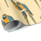 Macaw Parrots Photo Wrapping Paper  Cadeaupapier (Rol Hoek)
