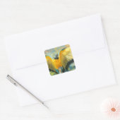 Macaw Square Sticker (Envelop)