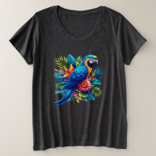Macaw tropicale bleue et colorée (Design devant)