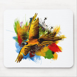 Macaw vogelmousepad muismat