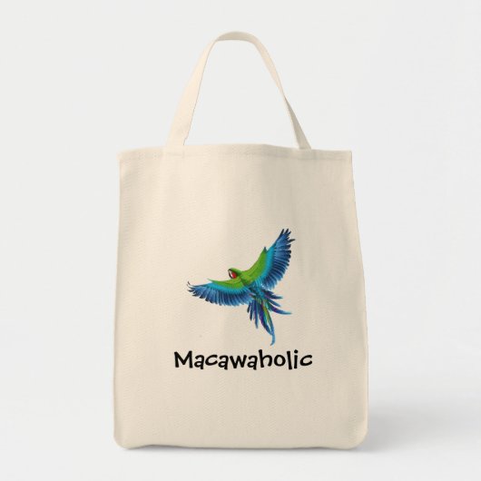 Macawaholic Canvas tas (Voorkant)