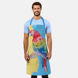 Macaws Macaw Parrot Mannen naam Apron Schort