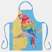 Macaws Macaw Parrot Mannen naam Apron Schort (Voorkant)