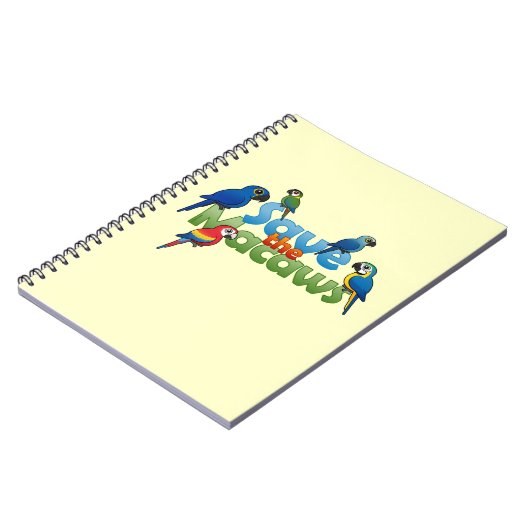 Macaws opslaan notitieboek (Linkerzijde)