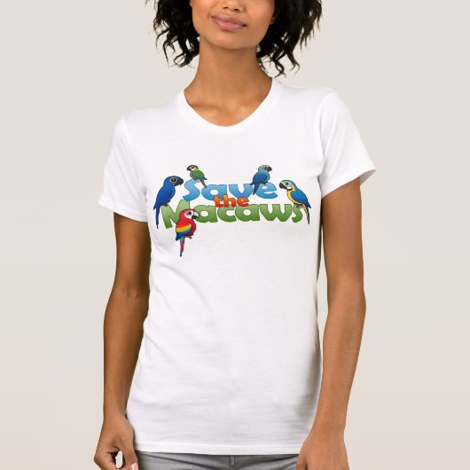 Macaws opslaan t-shirt (Voorkant)