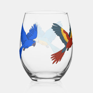 Macaws Wijnglas Zonder Voet