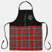MacBain Clan Badge & Tartan Kilt Schort (Voorkant)