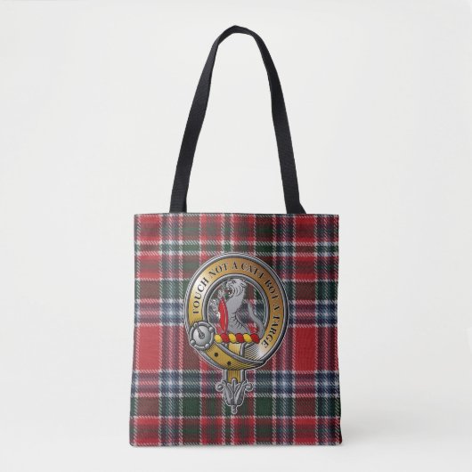 MacBain Tartan & Badge Draagtas (Voorkant)