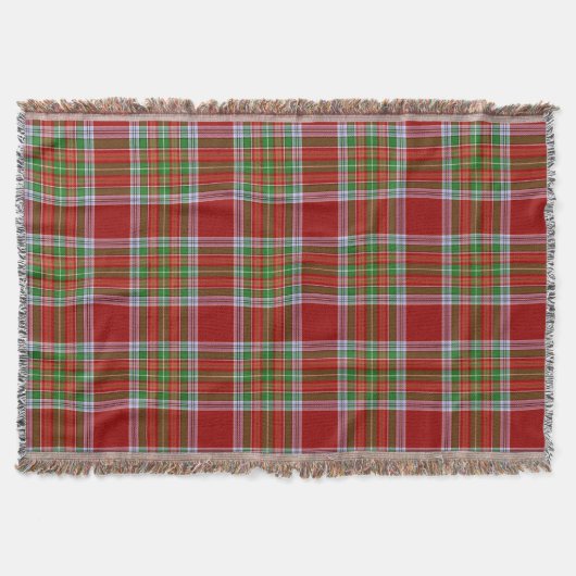 MacBean Scottish Clan Tartan Pset Deken (Voorkant)