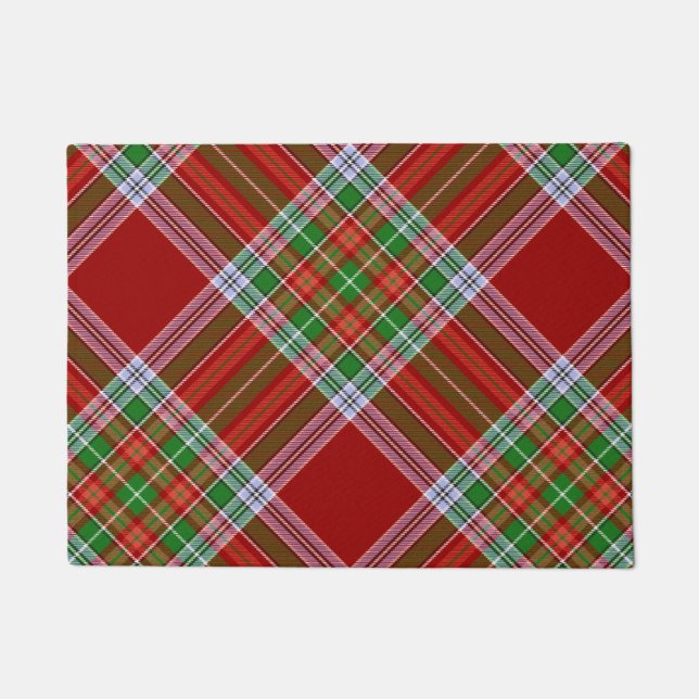 MacBean Scottish Clan Tartan Pset Deurmat (Voorkant)