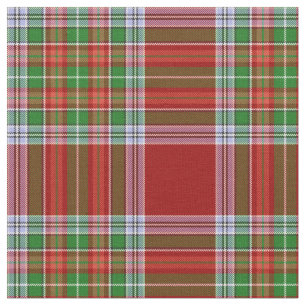 MacBean Scottish Clan Tartan Pset Stof