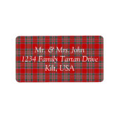 MacBean Tartan Label (Voorkant)