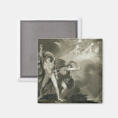 Macbeth, Banquo en de drie heks op de gezondheid Magneet (Voorkant / Achterkant)