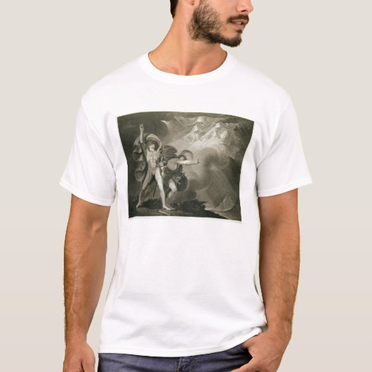 Macbeth, Banquo en de drie heks op de gezondheid T-shirt (Voorkant)