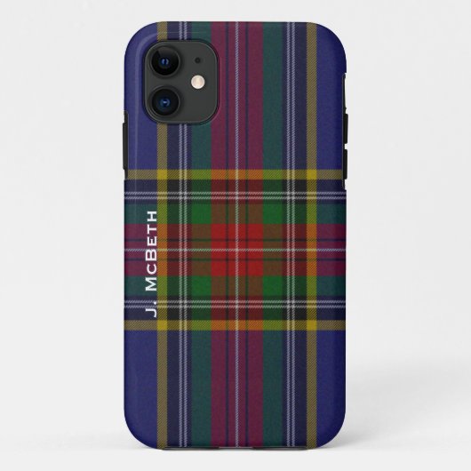 MacBeth Clan Tartan Pset iPhone 5S Case (Achterkant)