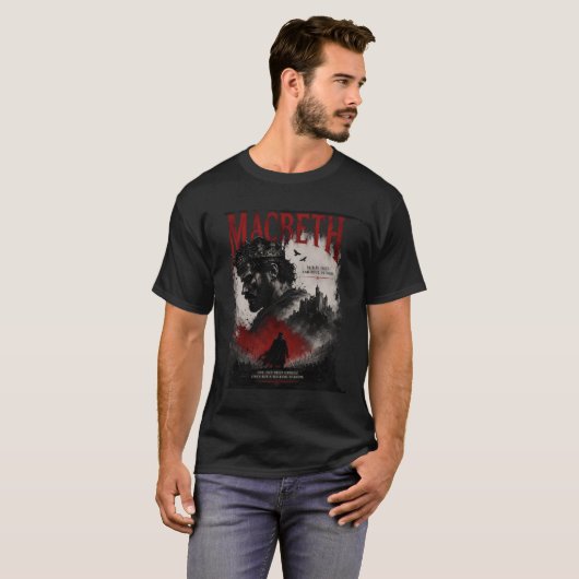 Macbeth Dark Fantasy King T-shirt (Voorkant volledig)